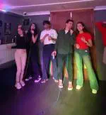 Lab karaoke at the Old School Yard